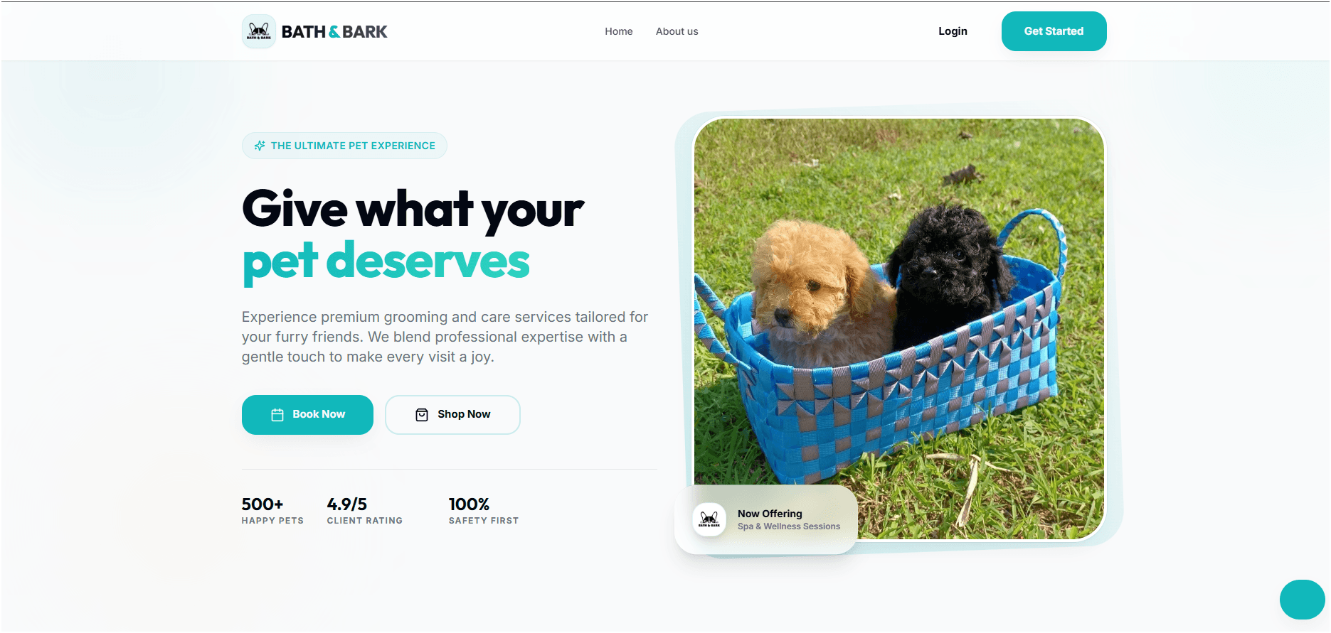 Bath & Bark — Pet Care Platform — Real Solutions PH, Philippines — screenshot 1