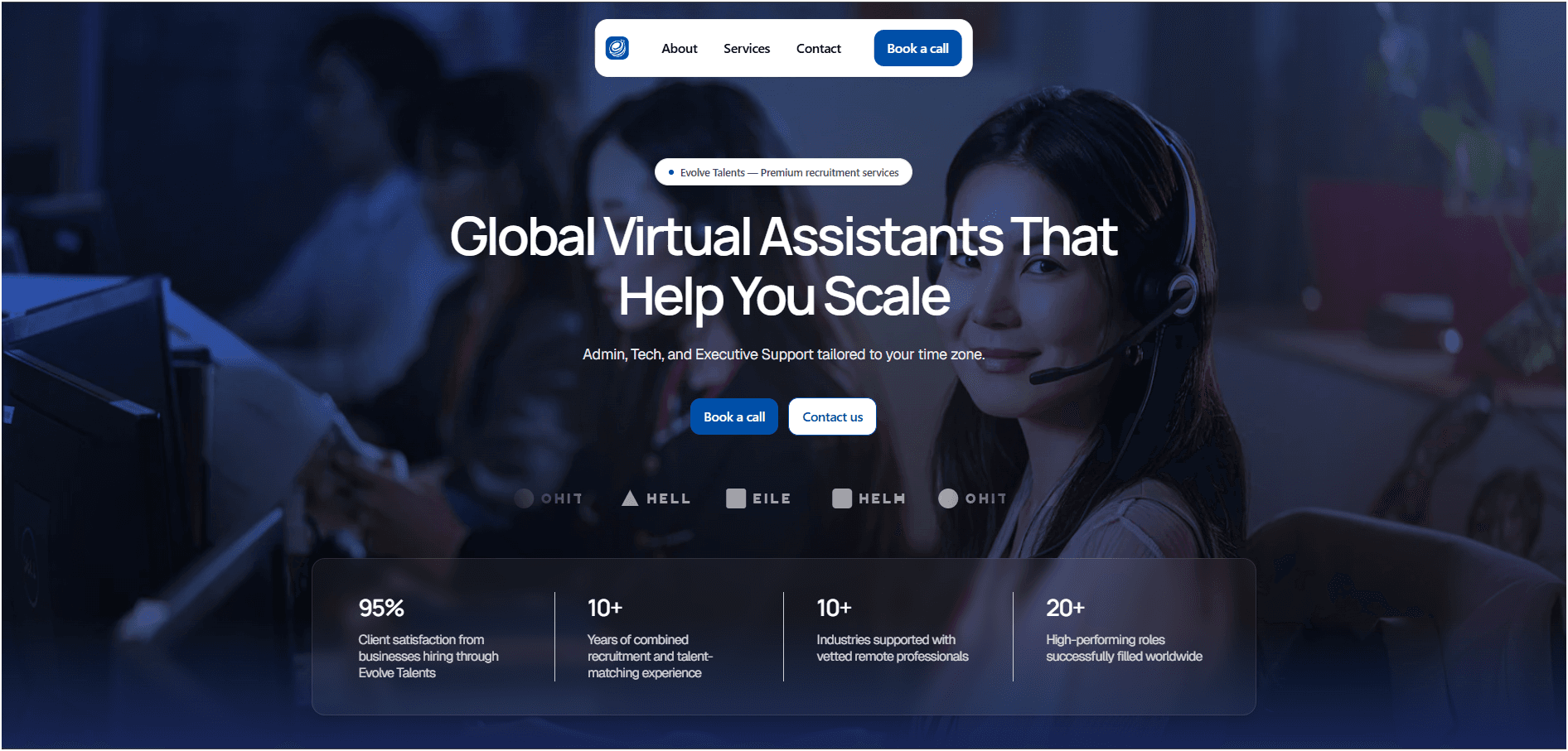 Evolve Talents — Recruitment & VA Platform — Real Solutions PH, Philippines — screenshot 1
