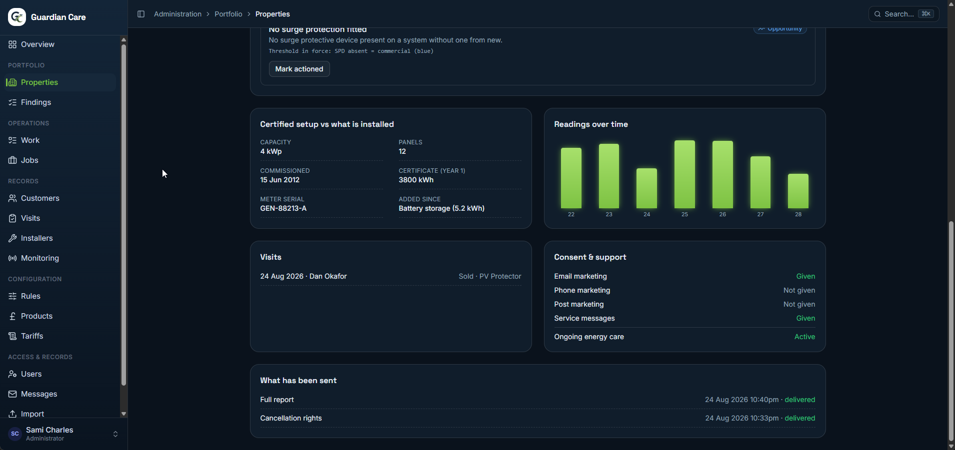 Guardian Care — Solar Assessment & Monitoring — built by Real Solutions PH — screenshot 2